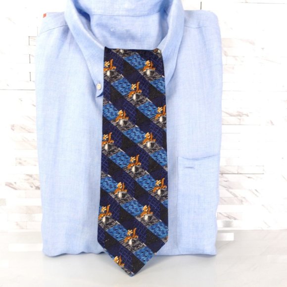 Ermenegildo Zegna Other - ERMENEGILDO ZEGNA Luxury Navy Multi Repp Stripe Oxford Tie Necktie Silk WIDE